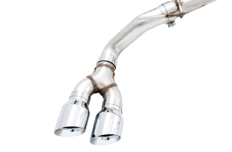 Ford Ranger Performance Exhaust - AWE Tuning - Cat Back, 0FG, Bash Guard - Chrome Silver - `19-`27